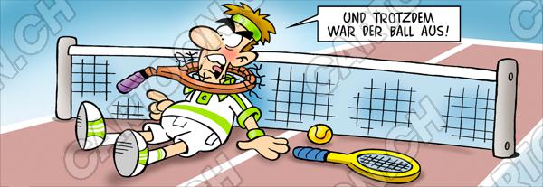 Cartoon Pool Dpi 0022 Geschichte Lustig Kinder Comic Witz Comics Comicstreifen Witzig Humor Sportskanonen Zeitung Streifen Story Sport Spass Zeitschrift Zeitungscomic Tennis